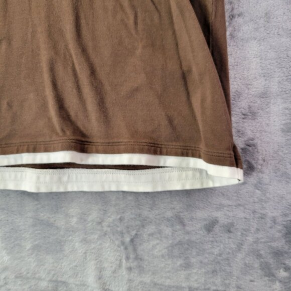 Forever 21 Womens Bodysuit Medium Green Striped‎ Sleeveless Stretch Casual Y2K - Picture 4 of 8